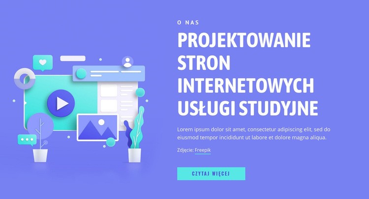 Ożywiamy projekty Projekt strony internetowej