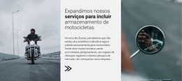 Construtor De Sites Incrível Para Serviços De Motocicletas