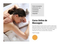 Cursos Online De Massagem - HTML Template Builder