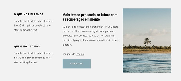 Melhores destinos de férias Template CSS