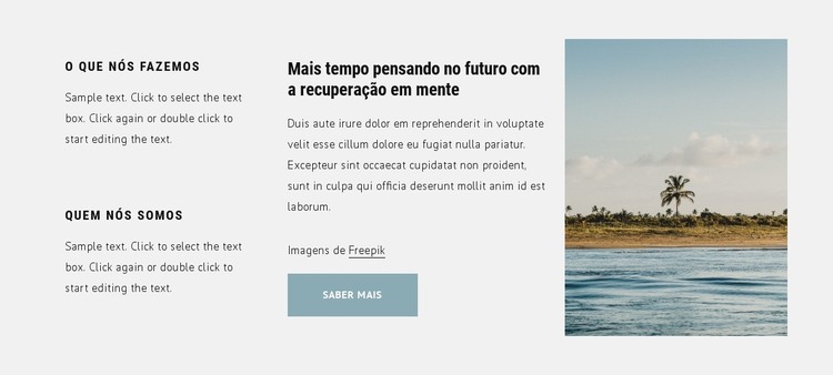 Melhores destinos de férias Modelo HTML