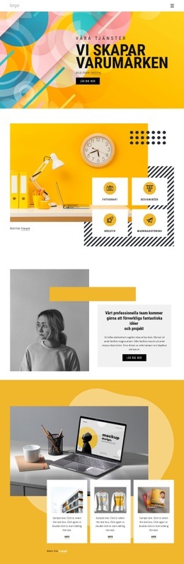 11+ Års Varumärkeserfarenhet - Webbdesign För Flera Ändamål