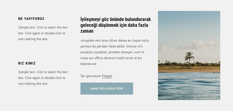 En iyi tatil yerleri HTML Şablonu