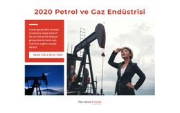Gaz Sanayi Teknolojisi Bir Sayfa Şablonu
