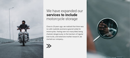 Motorcykles Servises - Web Page Template