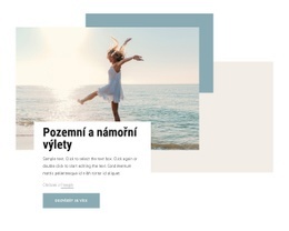 Pozemní A Námořní Výlety - Krásná Šablona Kolekce Barev