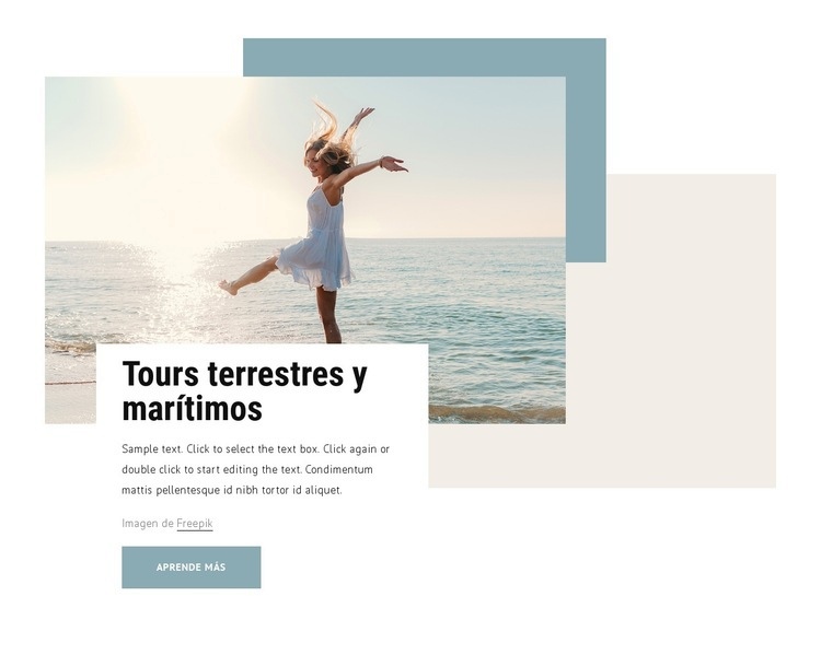 Excursiones terrestres y marítimas Diseño de páginas web