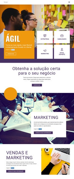 Web Design Gratuito Para Serviços De Negócios De TI