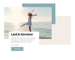CSS-Layout För Land- Och Havsturer