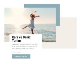 Kara Ve Deniz Turları Için CSS Düzeni
