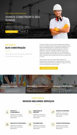 Construa O Seu Sonho Industrial - Melhor Construtor De Sites