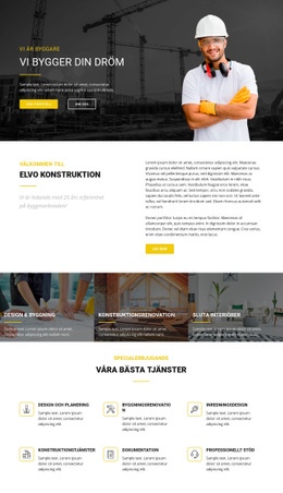 Webbplatsdesign Bygg Din Drömindustri För Alla Enheter