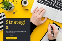 Startup E Consulenti - Modello Di Una Pagina