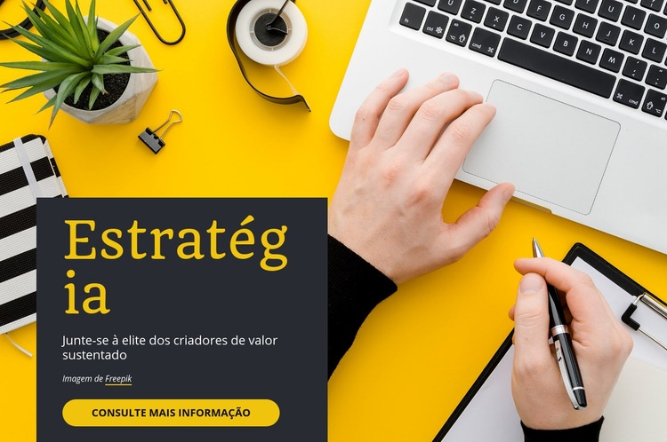 Startup e consultores Landing Page