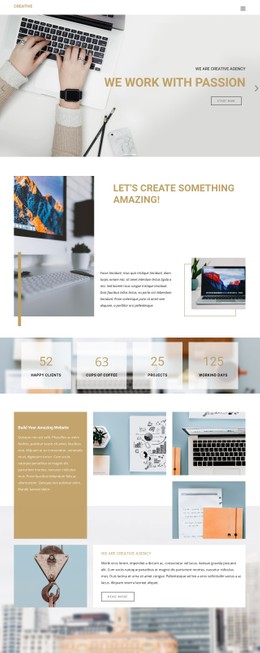 Exceptional Creative Designs Free CSS Website