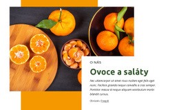 Ovoce A Saláty – Bezplatné Šablony