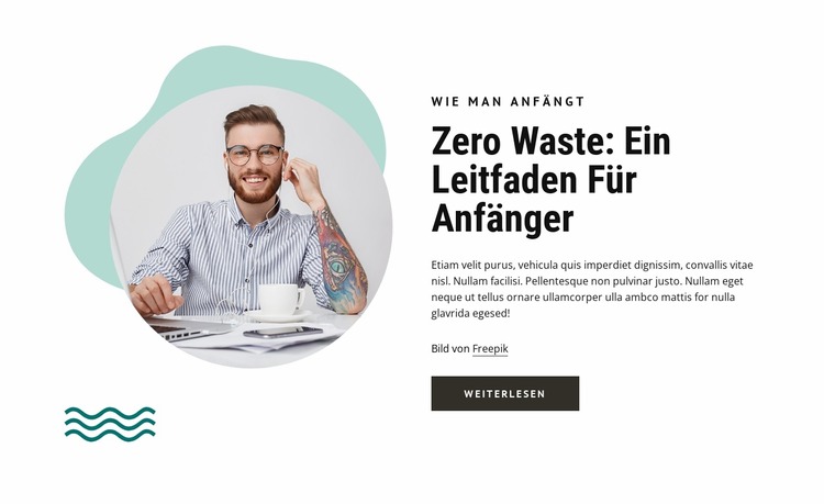 Zero-Waste-Leitfaden Joomla Vorlage