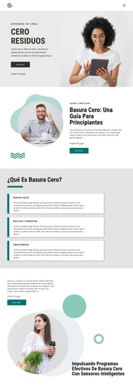 Creador De Sitios Web Para Cursos Basura Cero