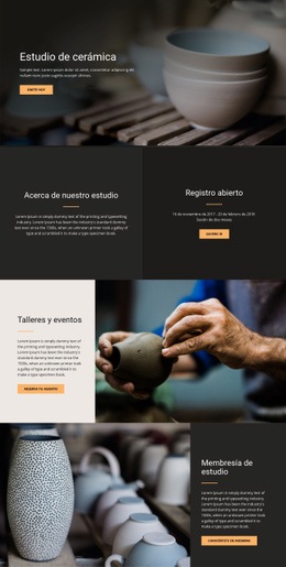 Taller De Alfarería - HTML Template Generator