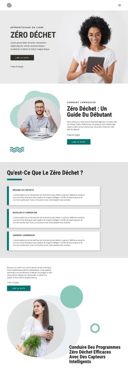 Cours Zéro Déchet : Modèle D'Amorçage D'Une Page