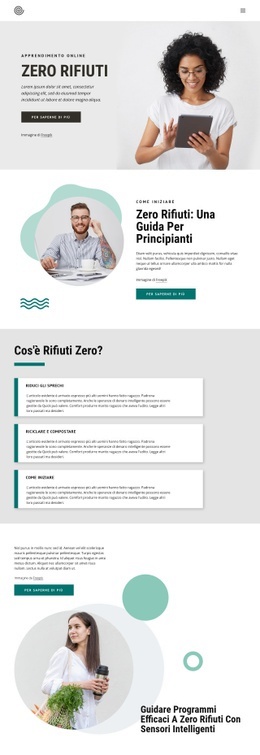 Creatore Di Siti Web Per Corsi Zero Sprechi