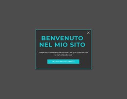 Modulo Modale Di Benvenuto - Webpage Editor Free