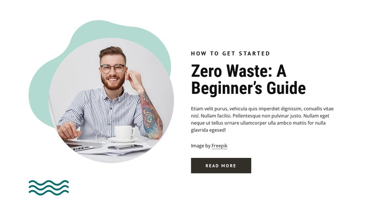 Zero waste guide Joomla Page Builder