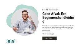 Gids Voor Nul Afval - Bootstrap-Sjabloon