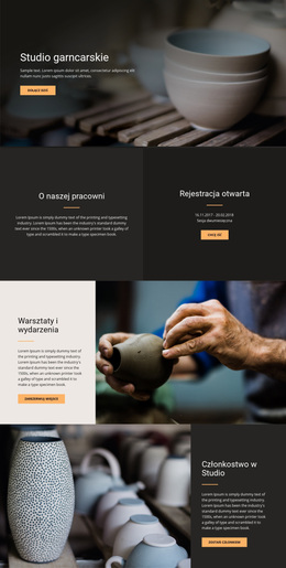 Sztuka Ceramiki Warsztatowej - Uniwersalny Motyw WordPress