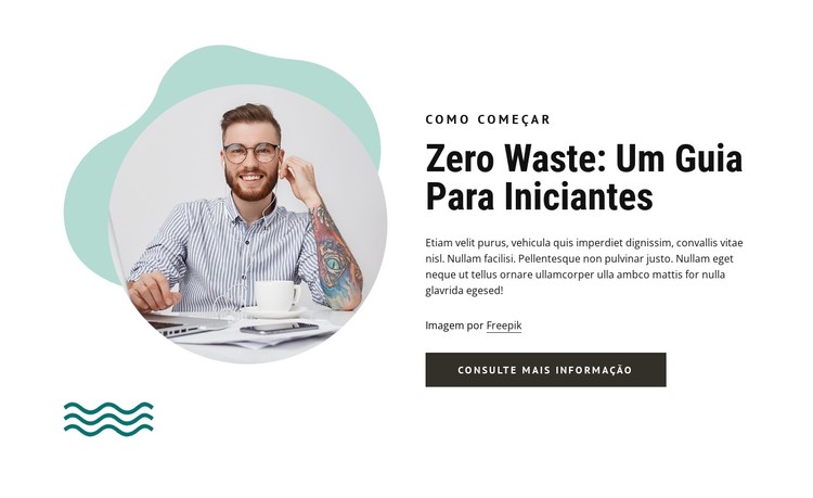 Guia de desperdício zero Template CSS