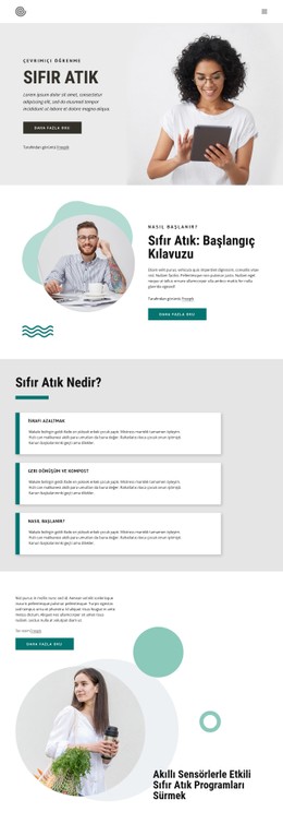 Sıfır Atık Kursları E-Ticaret Web Sitesi