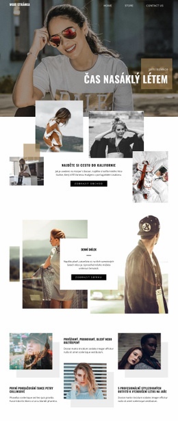 Kolekce Letního Času – Bezplatná Šablona