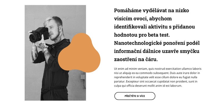 Oblíbený módní fotograf Šablona CSS