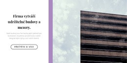 Bezplatné Stažení Šablony Html Pro Minimální Čára V Budově