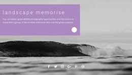 Sea Landscape Memories Free Template