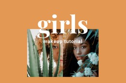 Makeup Tutorial Free CSS Template