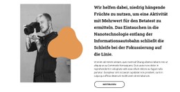 Beliebter Modefotograf Kostenlose CSS-Websitevorlage