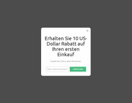 Popup Für Den Ersten Kauf