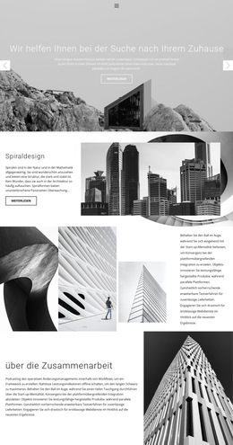 Architektur Ideales Studio – Webseiten-Vorlage
