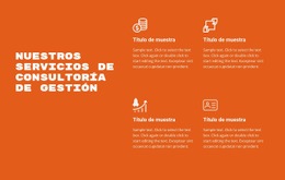 Servicios De Asesoramiento - Drag And Drop HTML Builder