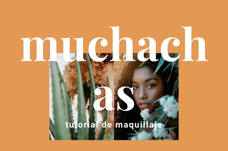 Tutorial de maquillaje Diseño de páginas web