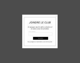 Abonnez-Vous Au Popup