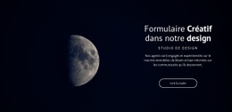 Thème De L'Espace Dans Les Projets – Modèle De Site Web Personnel