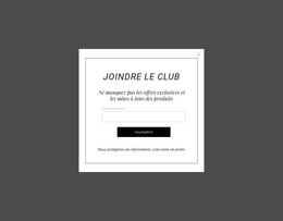 Abonnez-Vous Au Popup