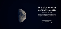 HTML Gratuit Pour Thème De L'Espace Dans Les Projets