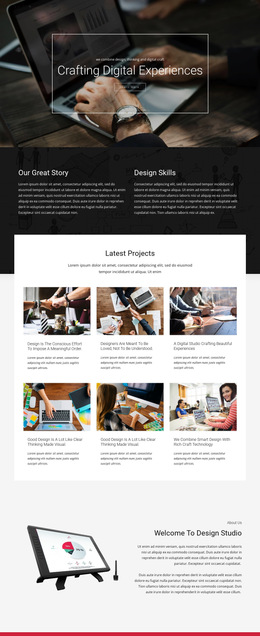 Crafting Digital Design Studio CSS Form Template