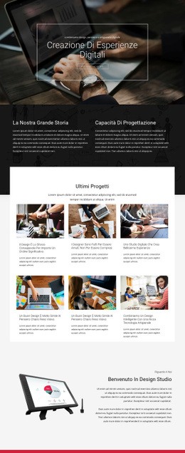 Mockup Di Sito Web Premium Per Crafting Digital Design Studio