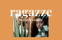 Generatore Di Mockup Di Siti Web Per Tutorial Di Cosmesi