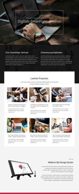 Crafting Digital Design Studio - Bestemmingspagina