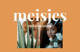 Geweldige HTML5-Sjabloon Voor Make Up Uitleg